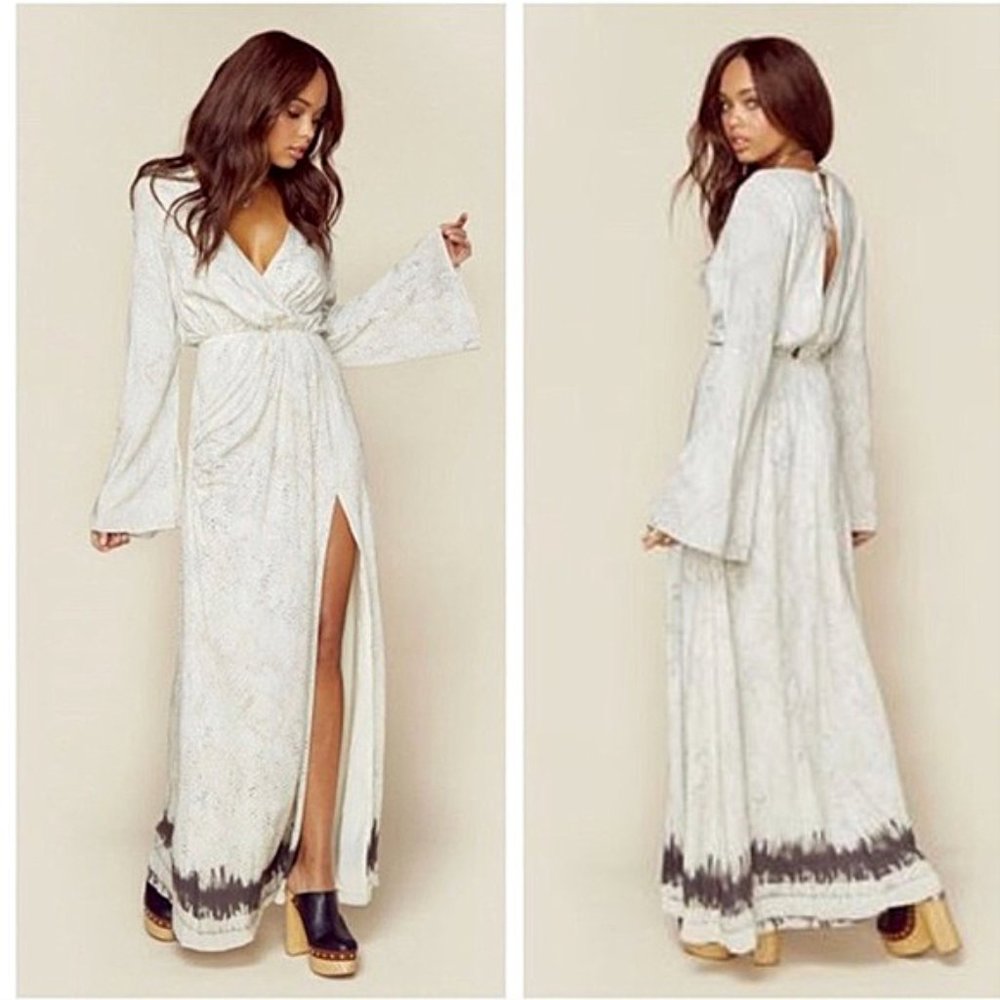 The Jetset Diaries Python Maxi Dress — BNWT